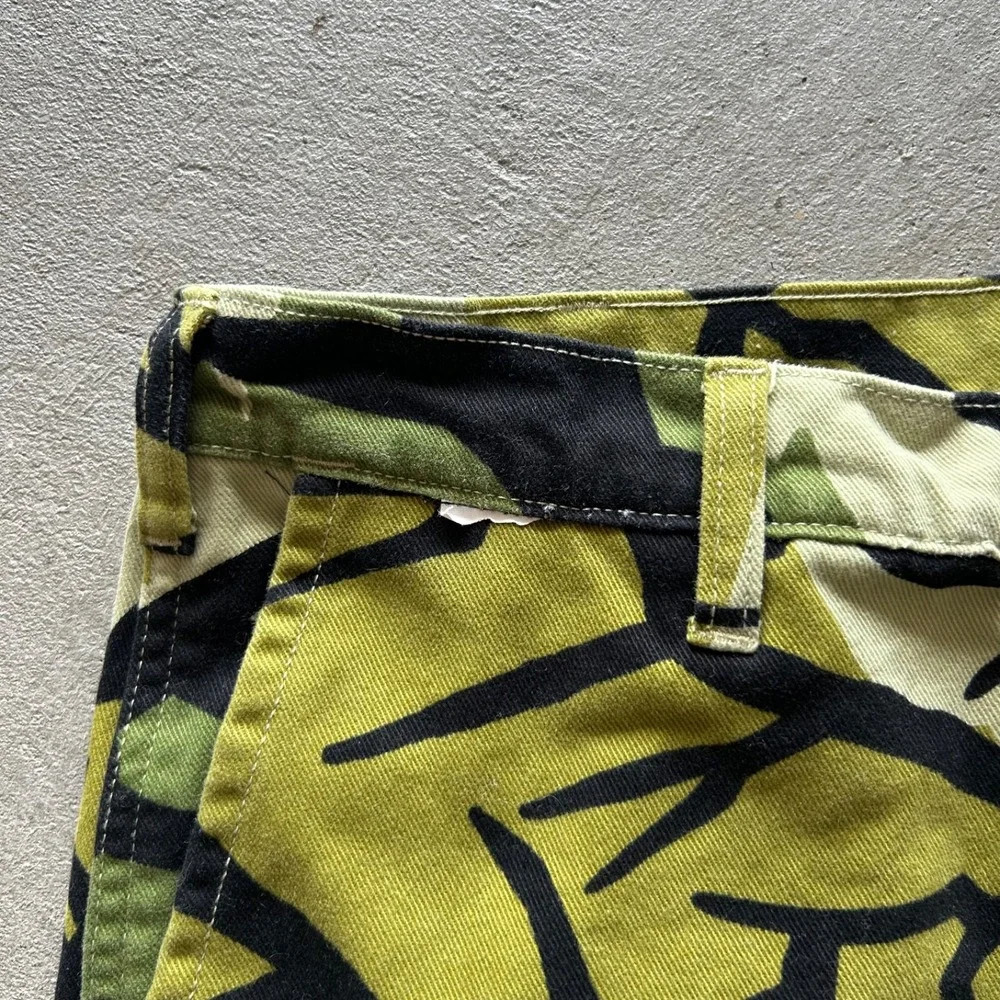 Vintage 90s Predator Camo Jacket Pants Set Size Large Medium Green Hunting Suit
